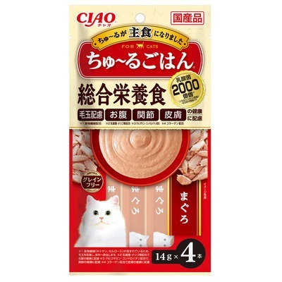 日本 CIAO  貓肉泥 啾嚕肉泥 寒天肉泥  4條入 啾嚕燒肉泥 燒寒天 乳酸菌 旨定肉泥 機能保健系列-規格圖5