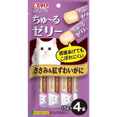 日本 CIAO  貓肉泥 啾嚕肉泥 寒天肉泥  4條入 啾嚕燒肉泥 燒寒天 乳酸菌 旨定肉泥 機能保健系列-規格圖5