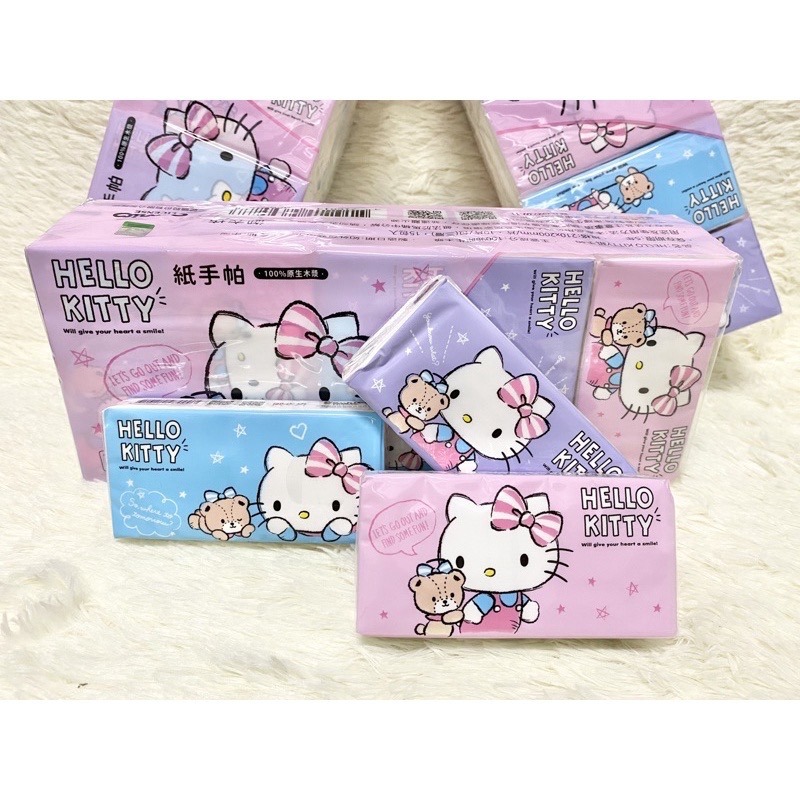 Hello Kitty 紙手帕15包入-細節圖9