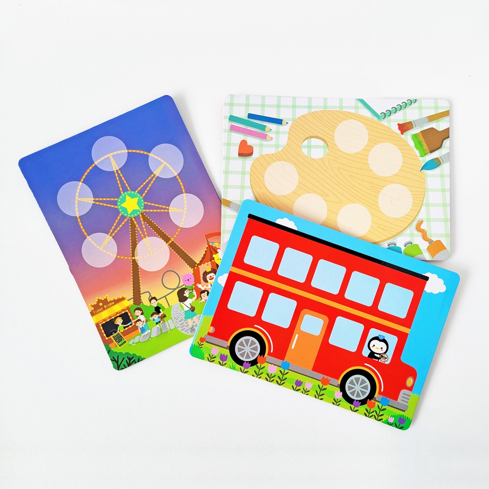 寶寶第一套安靜撕貼桌遊-細節圖4