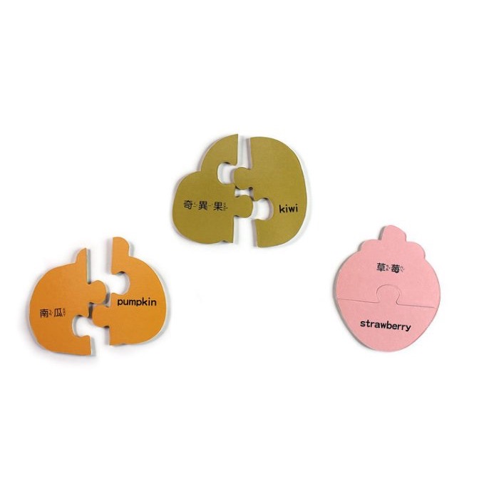 FOOD超人幼兒2片拼圖卡-細節圖7