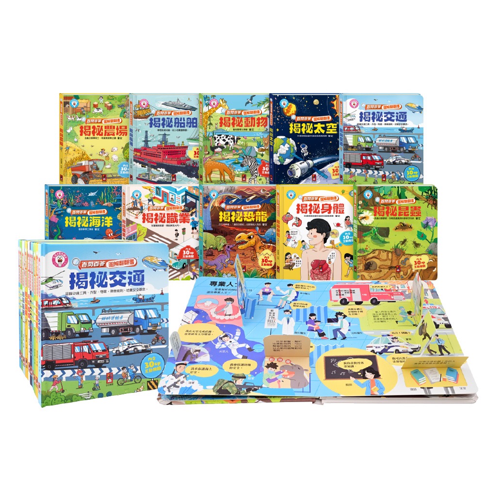百問百答圖解翻翻書系列-規格圖11