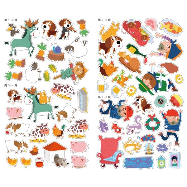 童話貼紙書系列-全景閱讀安徒生童話貼紙書(一套8本)-細節圖6