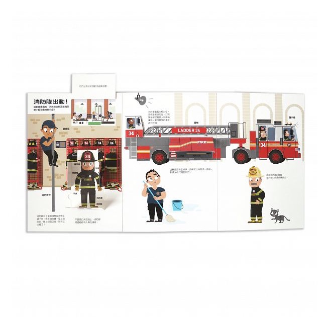 呼叫消防隊立體遊戲書-細節圖3
