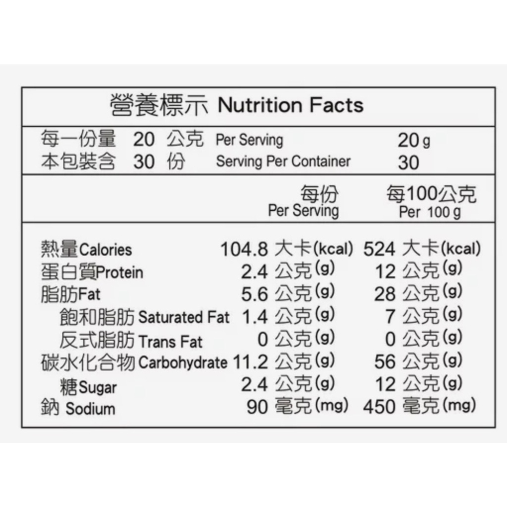 （好市多代購）翠果子 綜合米果20克＊30入-細節圖4