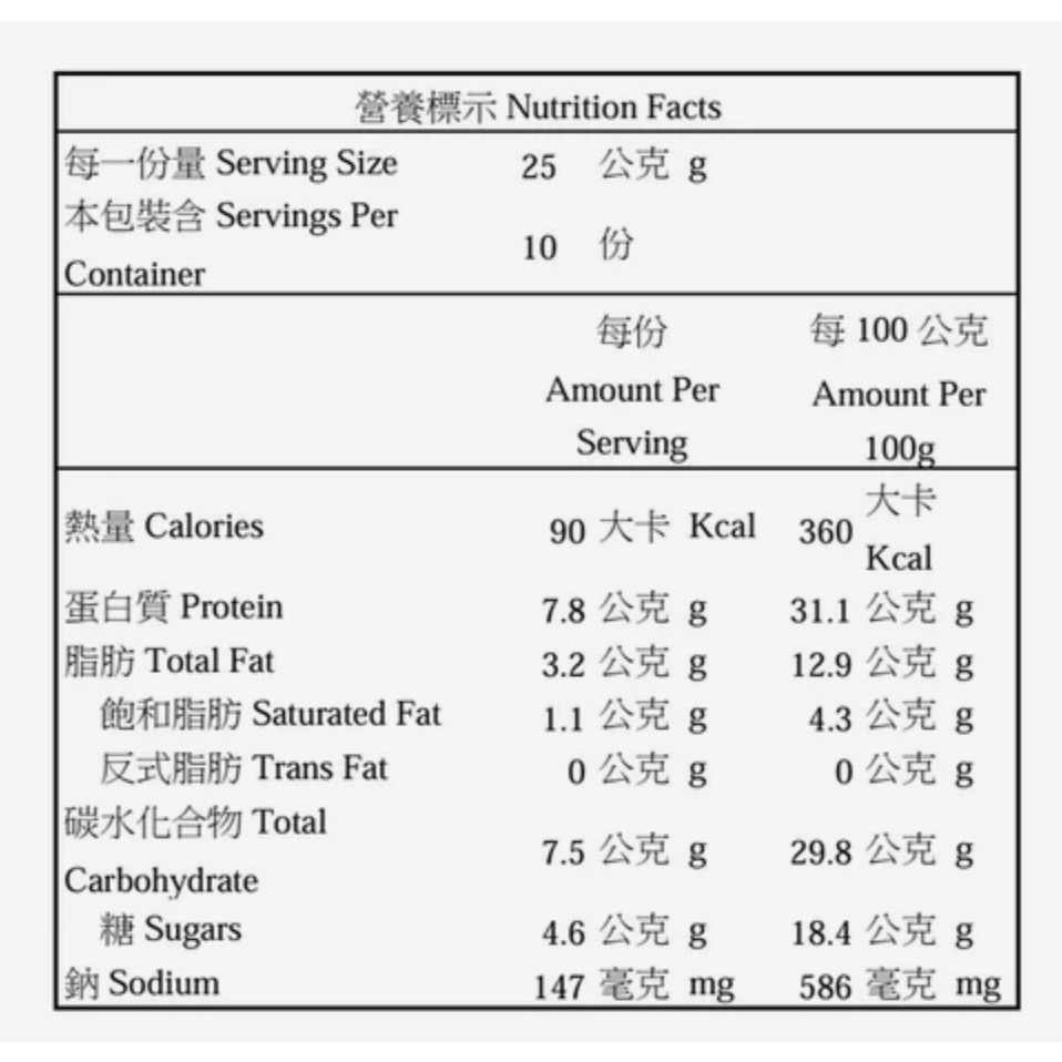 (好市多代購） 新東陽 原味小肉條 250公克＊2包-細節圖3
