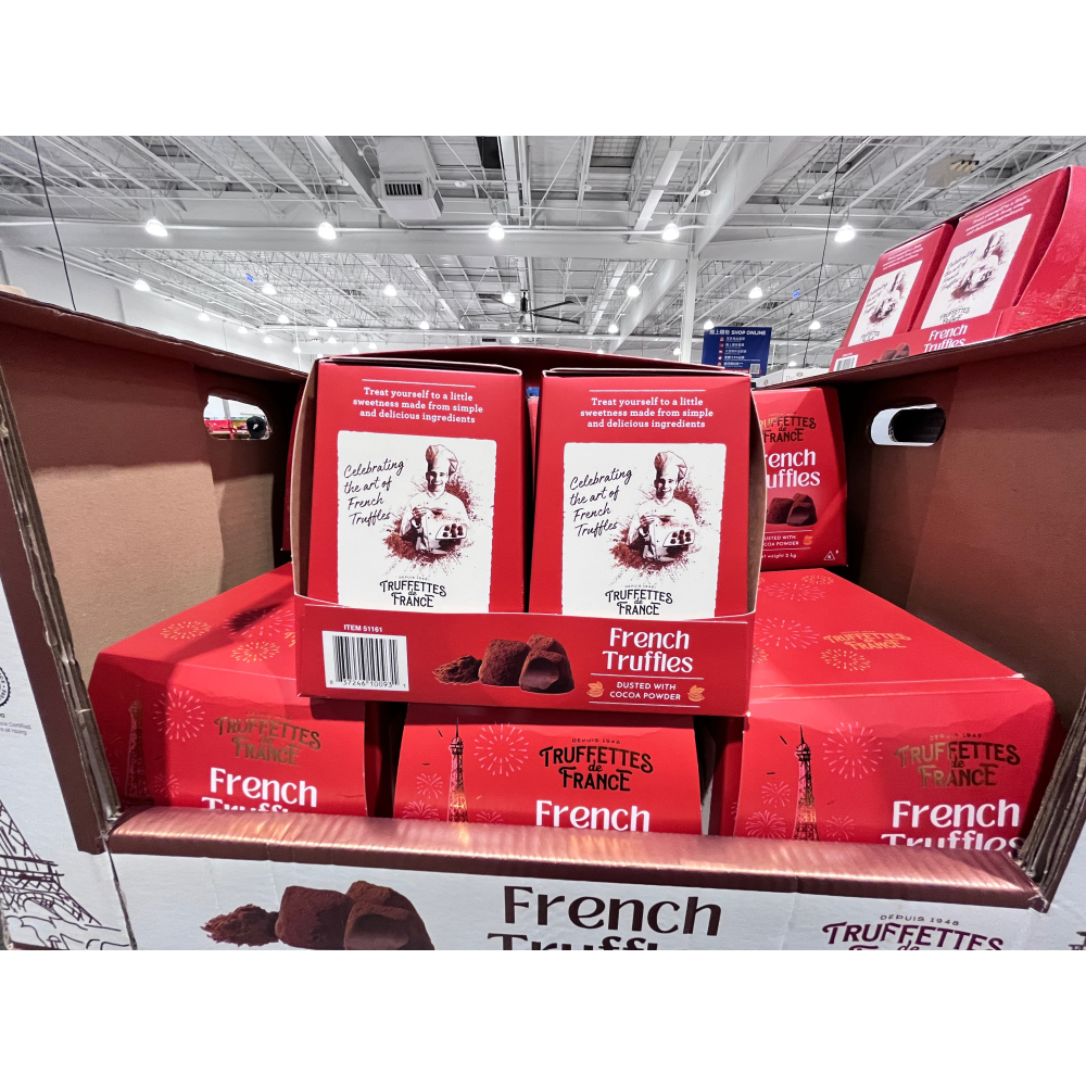 (好市多代購）Truffettes de France 松露造型巧克力風味球 1公斤X2入-細節圖2