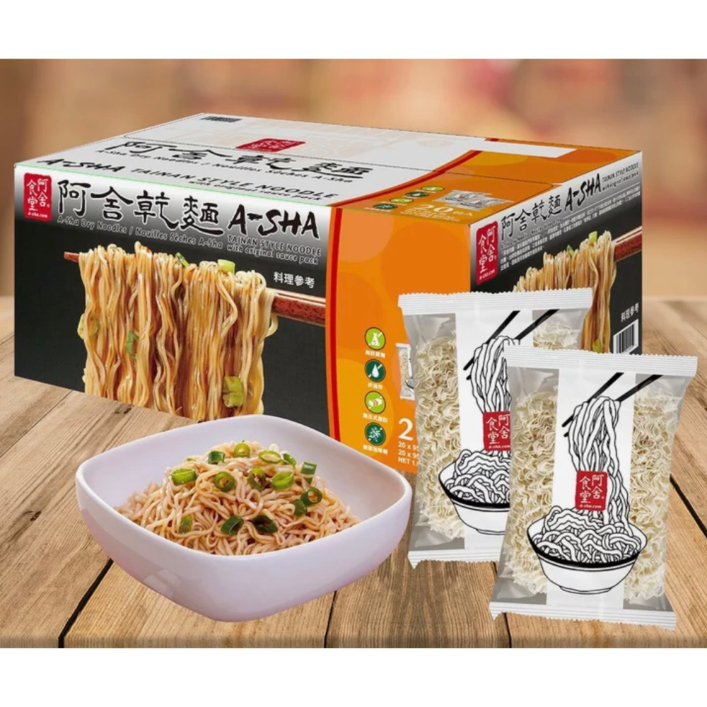 （好市多代購）阿舍食堂 乾拌麵95公克 X 20包-細節圖3