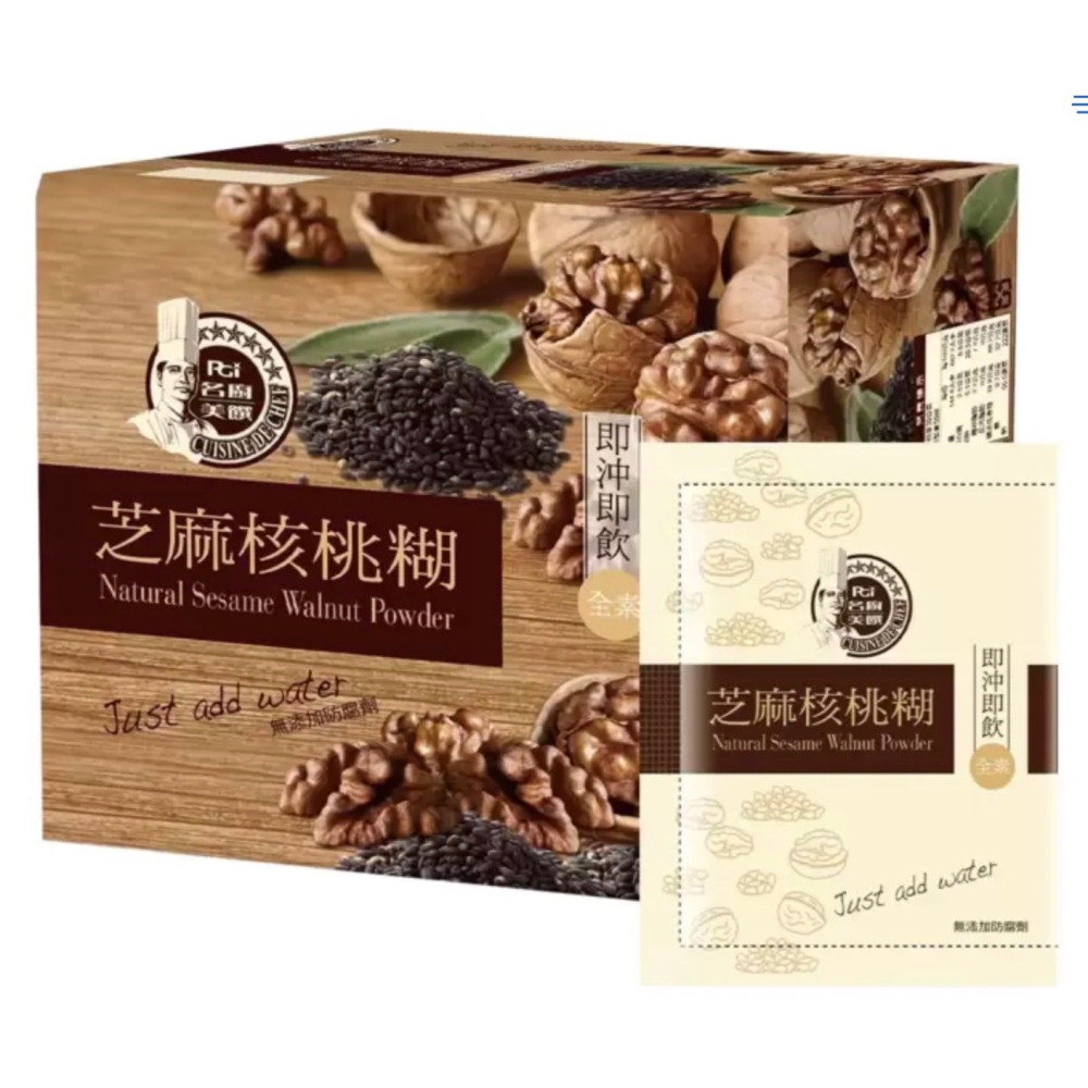（好市多代購）名廚美饌 芝麻核桃糊30公克 X 50入-細節圖2