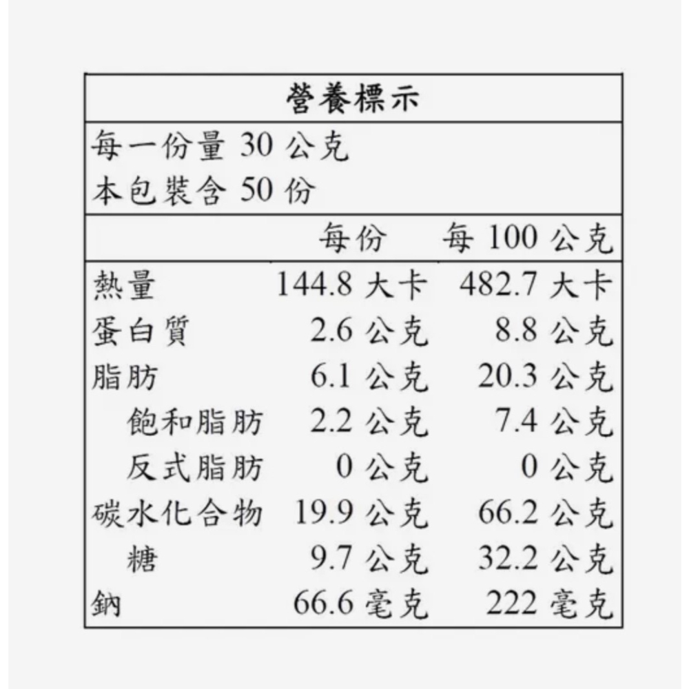（好市多代購）名廚美饌 芝麻核桃糊30公克 X 50入-細節圖3