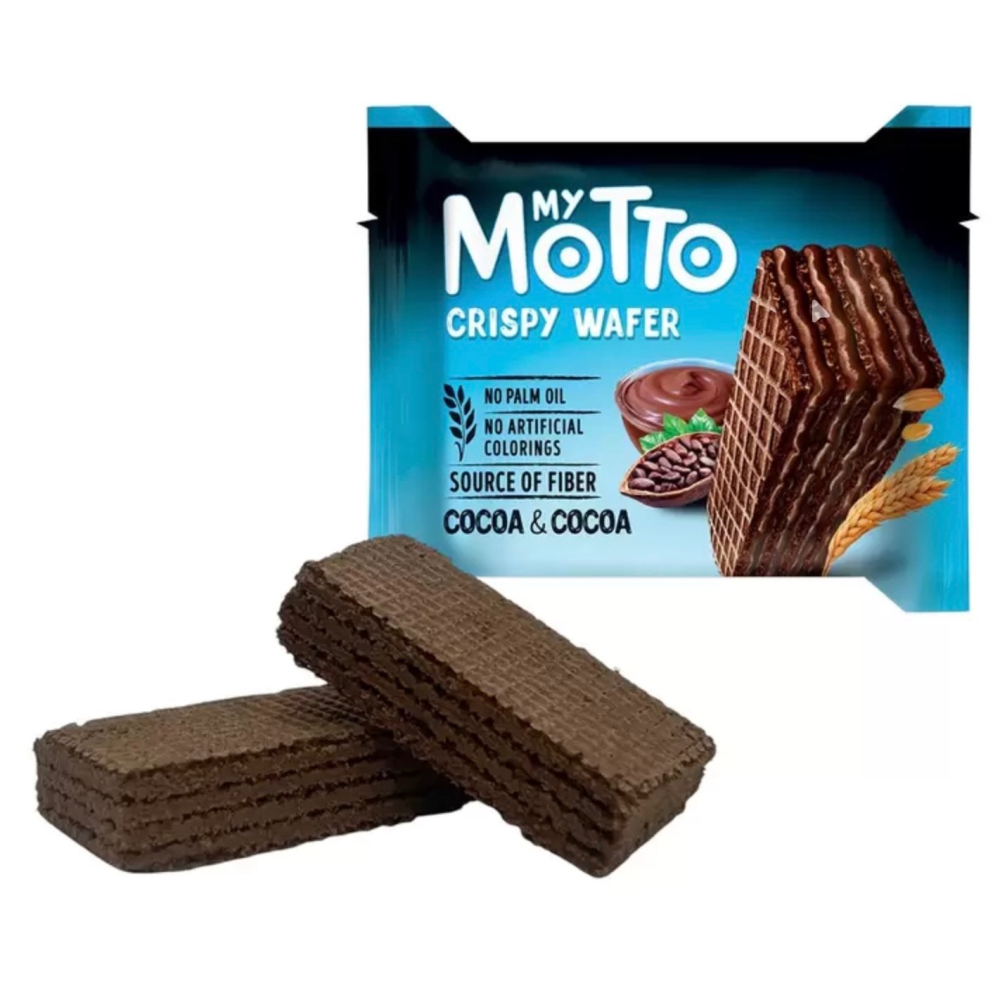 （好市多代購）My Motto 威化餅 雙重巧克力風味30公克 X 20包-細節圖2