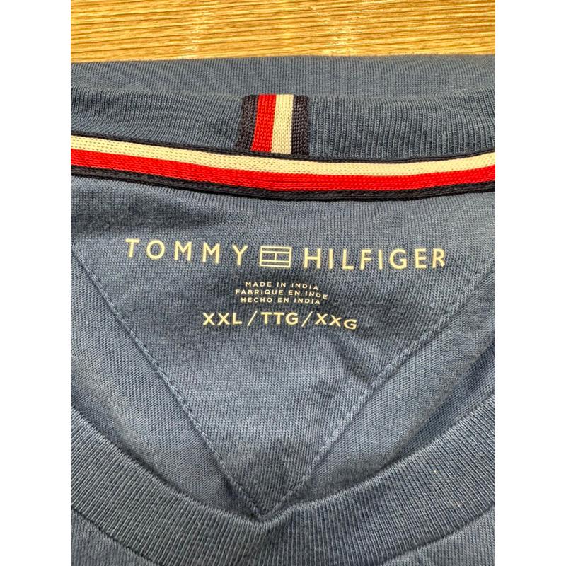 全新正品 國外購入 Tommy Hilfiger 經典長袖T恤 素T 長袖上衣 男版XXL 藍色-細節圖2