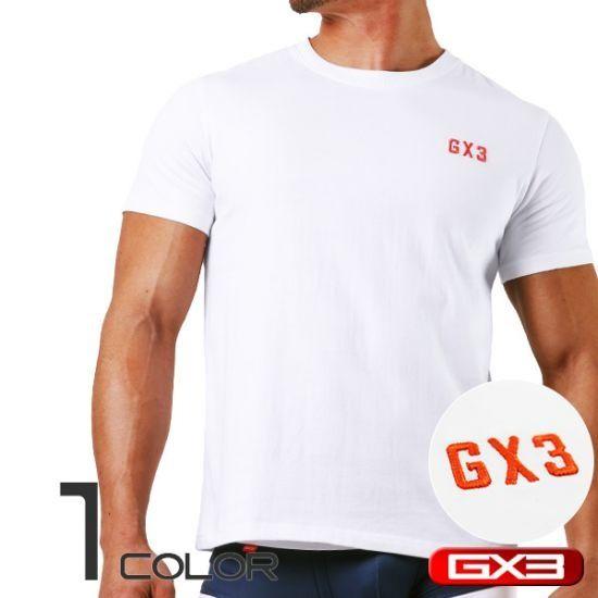 【GX3】 WEAR-純白色厚磅短袖T恤 運動健身高磅數短T 1條裝 K1493 -《Men Style》-細節圖2