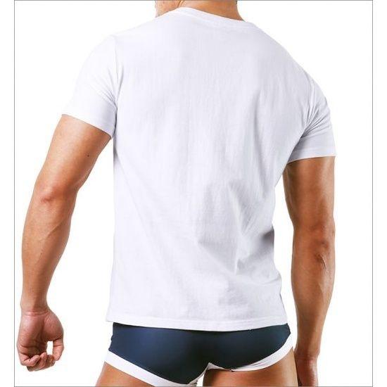 【GX3】 WEAR-純白色厚磅短袖T恤 運動健身高磅數短T 1條裝 K1493 -《Men Style》-細節圖8