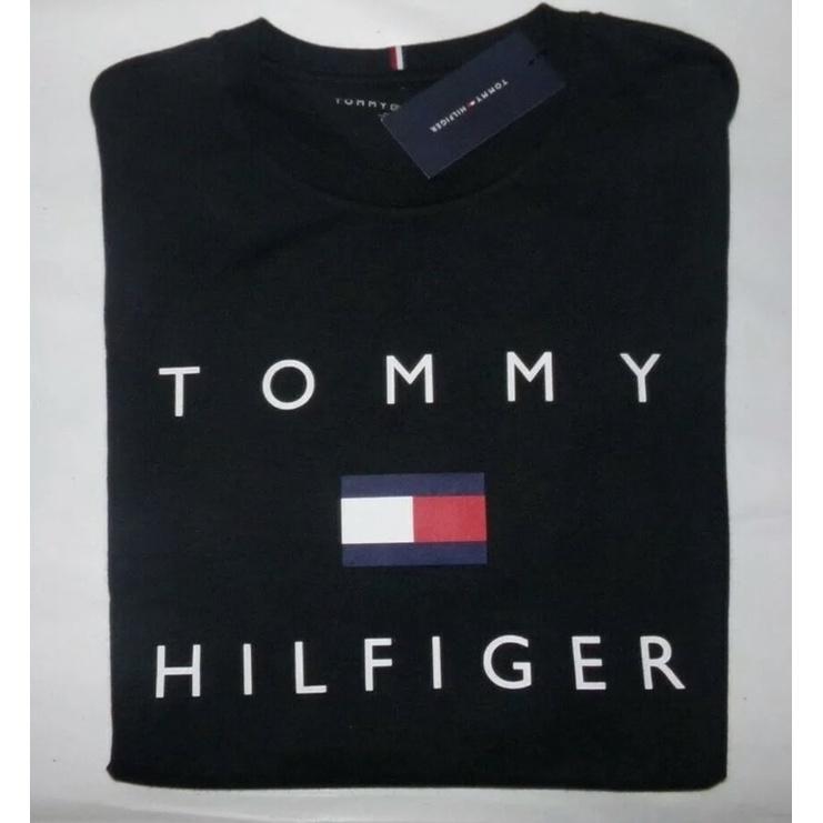 全新正品 Tommy Hilfiger 基本款經典標誌短T 男版短袖上衣 潮T 黑色M號-細節圖6