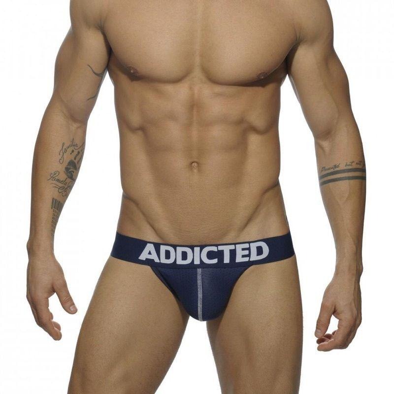ADDICTED 三件組經典後空三角褲  AD PUSH UP性感囊袋運動內褲-AD479P-細節圖2