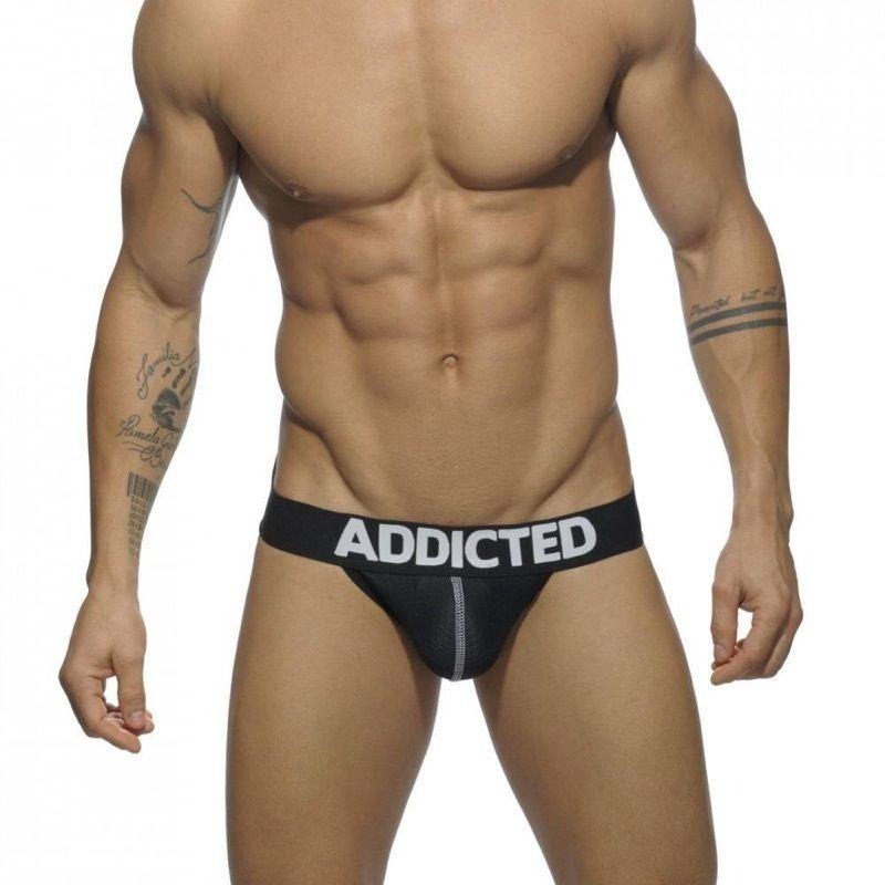 ADDICTED 三件組經典後空三角褲  AD PUSH UP性感囊袋運動內褲-AD479P-細節圖5