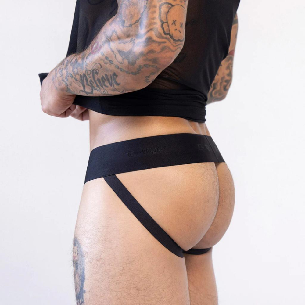 C-IN2 透視感Sheer Jock 透網低腰後空三角內褲 CIN2裸露感低腰後空三角褲 野裸 透明內褲 5725-細節圖6