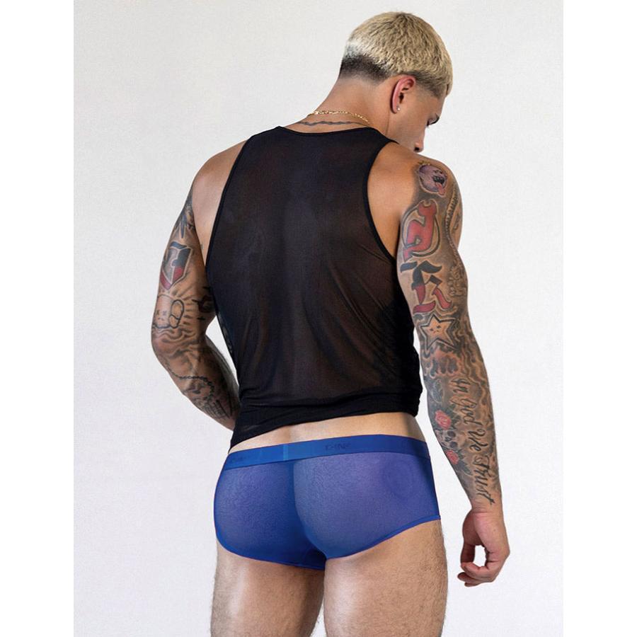 C-IN2 透視感 Sheer 透網低腰四角內褲 CIN2 網眼平口褲 網狀透明平角褲 5768FA-細節圖3