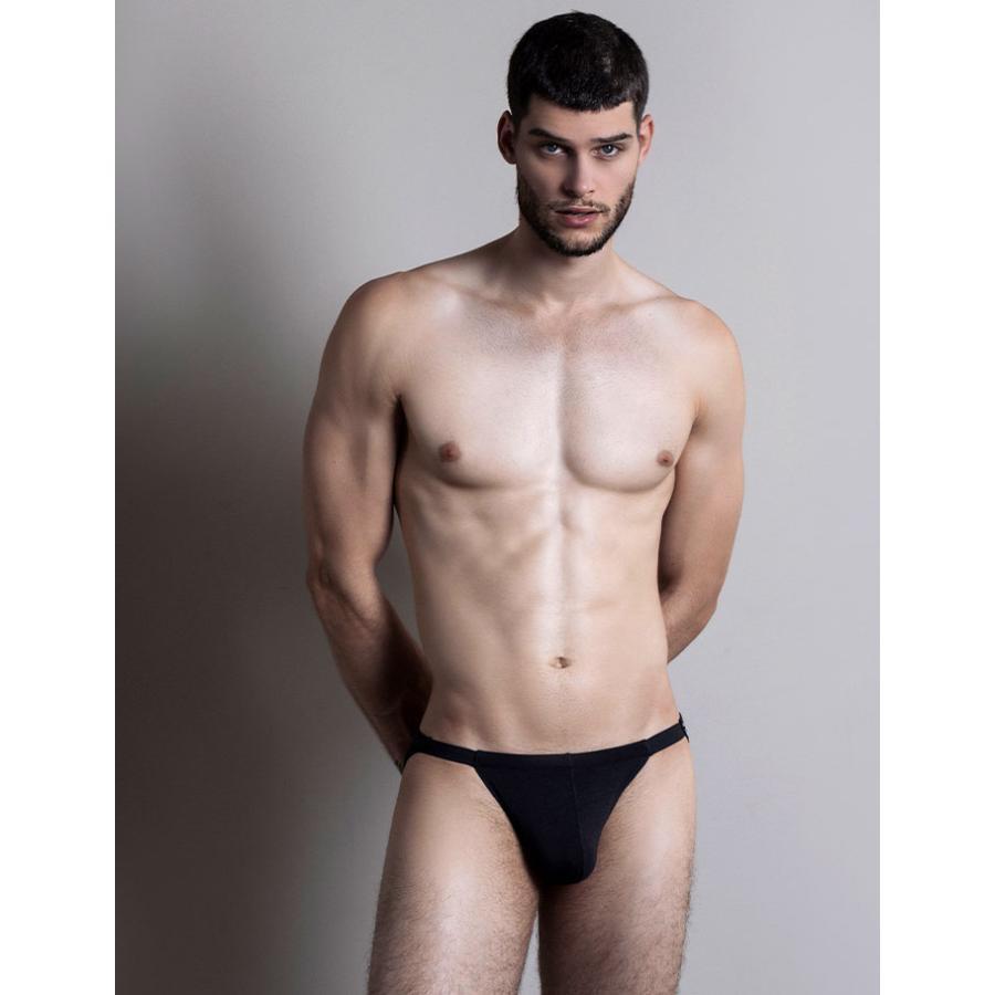 C-IN2 奢華棉莫代爾混紡四向彈性比基尼三角褲 CIN2純色低調運動比基尼內褲 時尚簡單男性內著 C2312-細節圖2