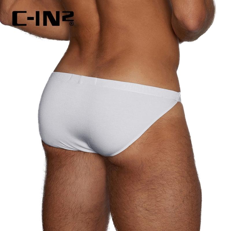 C-IN2 奢華棉莫代爾混紡四向彈性比基尼三角褲 CIN2純色低調運動比基尼內褲 時尚簡單男性內著 C2312-細節圖5