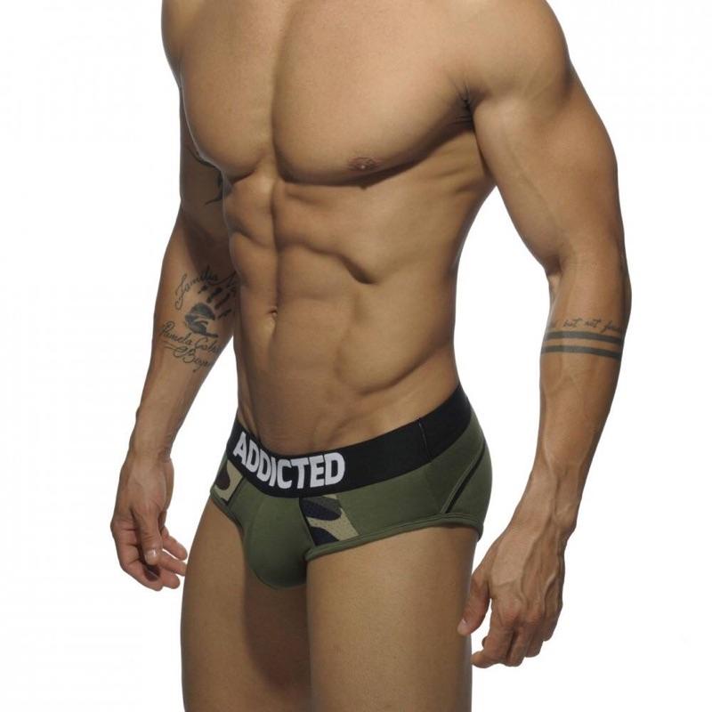 【ADDICTED 】經典標誌LOGO迷彩三角褲  AD性感情趣內褲-AD430 《Men Style》-細節圖2