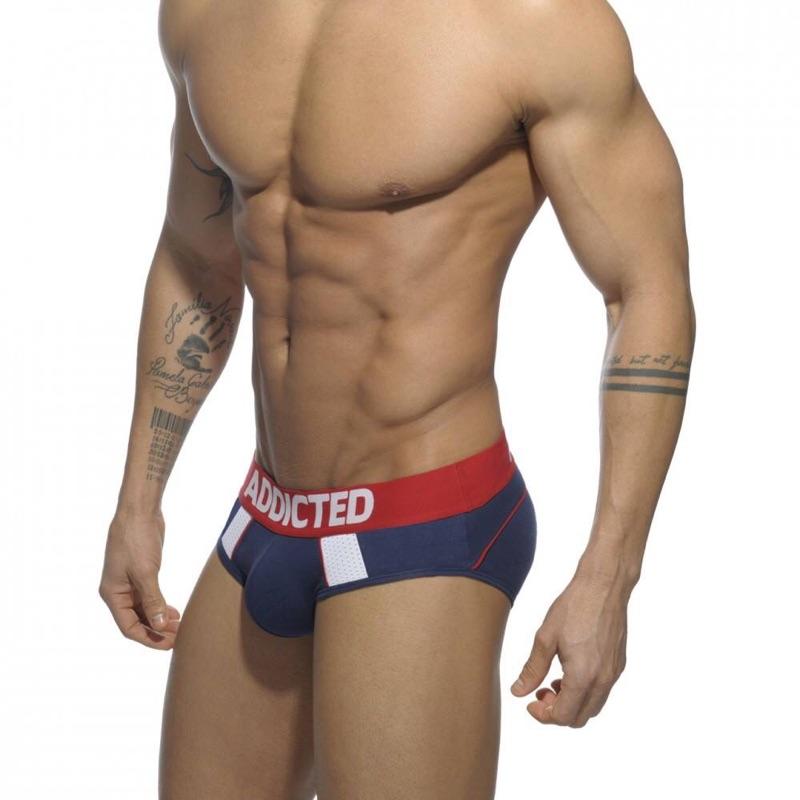 【ADDICTED 】經典標誌LOGO迷彩三角褲  AD性感情趣內褲-AD430 《Men Style》-細節圖7