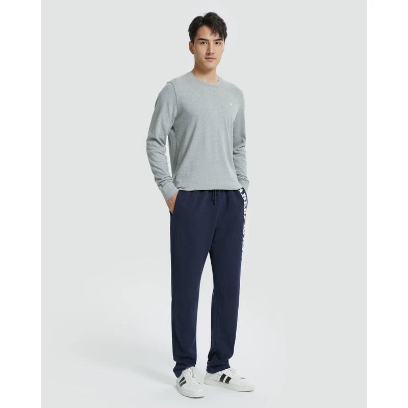 全新正品A&F經典標誌保暖抓絨彈性棉褲 麋鹿AF logo休閒健身運動褲  男士長褲潮褲-細節圖3