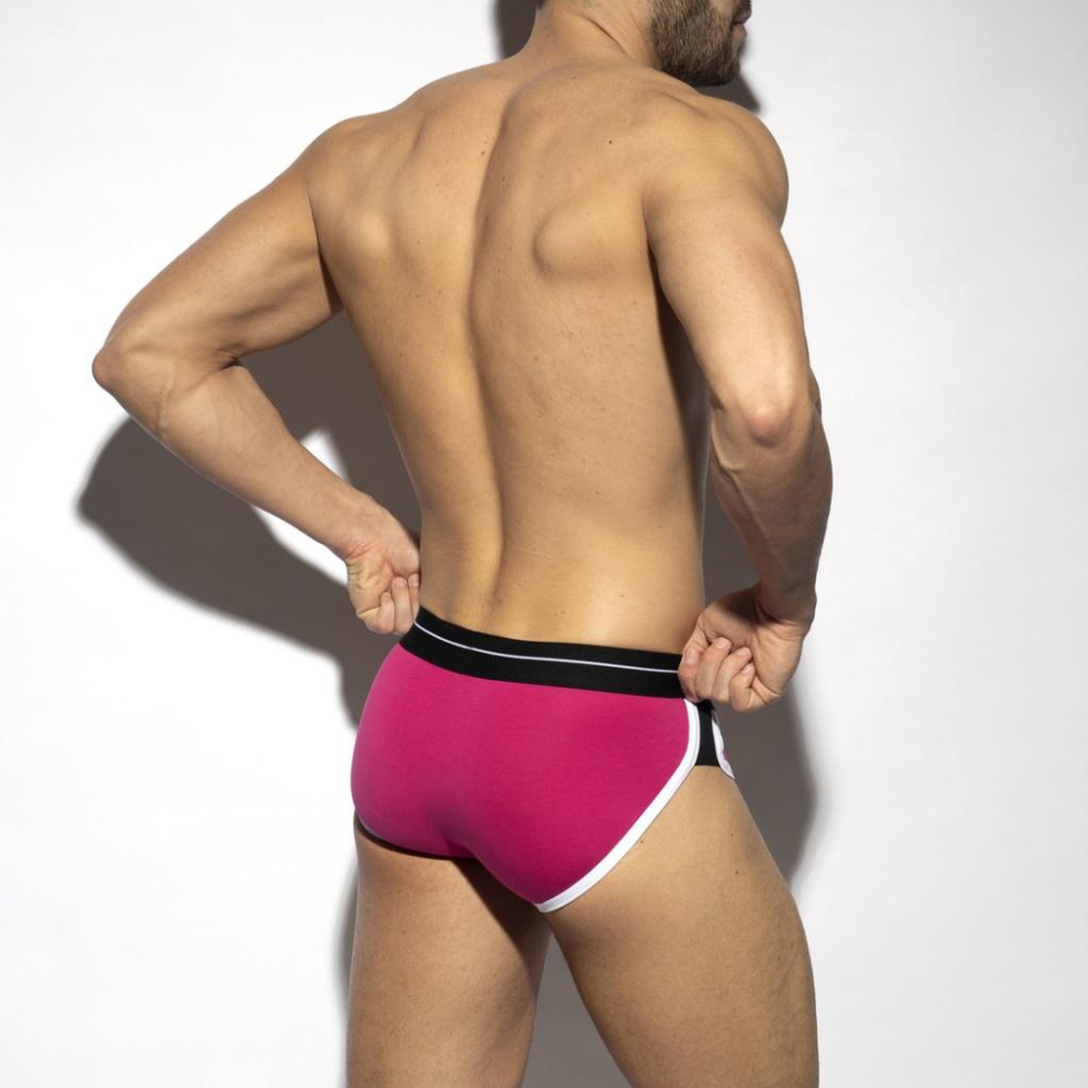 【ES Collection】拚色多採運動三角內褲 ES經典款優質棉三角褲  男性內著 UN2035-細節圖4