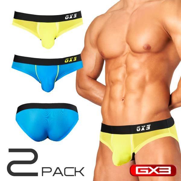 日本 GX3 AIRSKIN COLOR 空氣輕透感夜光三角褲 運動透明內褲 空氣般輕盈剔透 2入 K1833-細節圖2