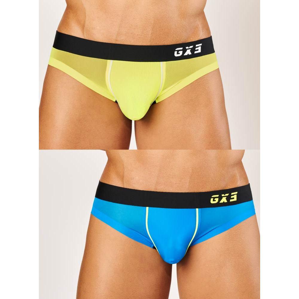 日本 GX3 AIRSKIN COLOR 空氣輕透感夜光三角褲 運動透明內褲 空氣般輕盈剔透 2入 K1833-細節圖6