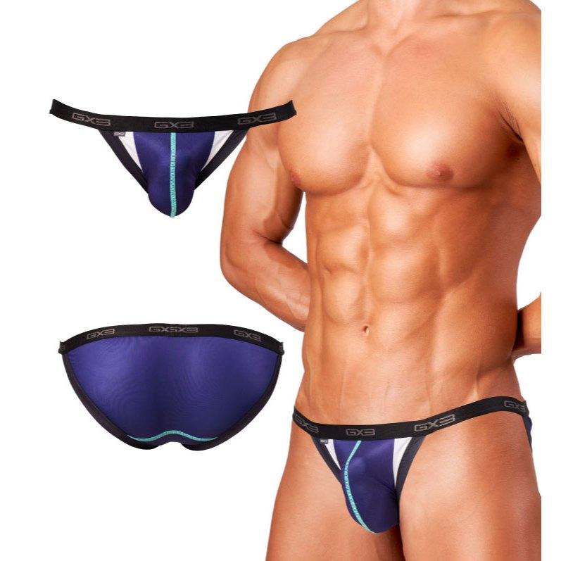 日本GX3 光澤霓虹多彩比基尼三角褲 金屬亮澤感運動比基尼內褲 2入 K2216-細節圖7