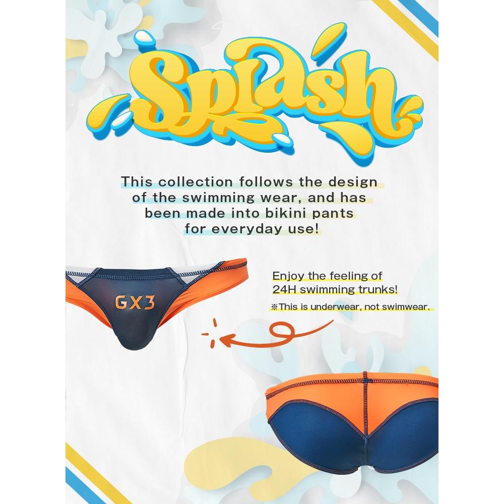日本 GX3 SHEER 衝浪透感競速泳褲風比基尼三角褲 多彩運動透明內褲 2入 K1746-細節圖8
