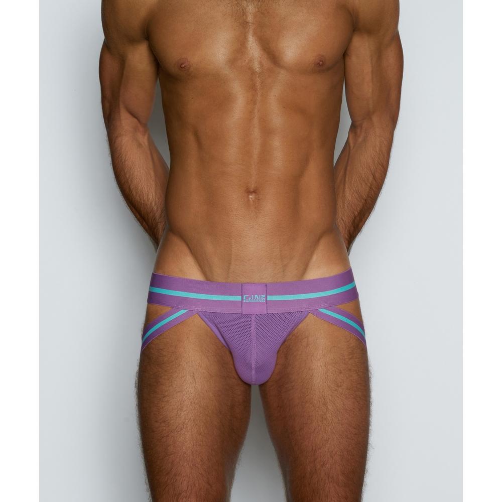 C-IN2 Scrimmage 運動網眼低腰後空三角褲 CIN2 素色網狀高彈性後空內褲 舒適時尚 C6825-細節圖2