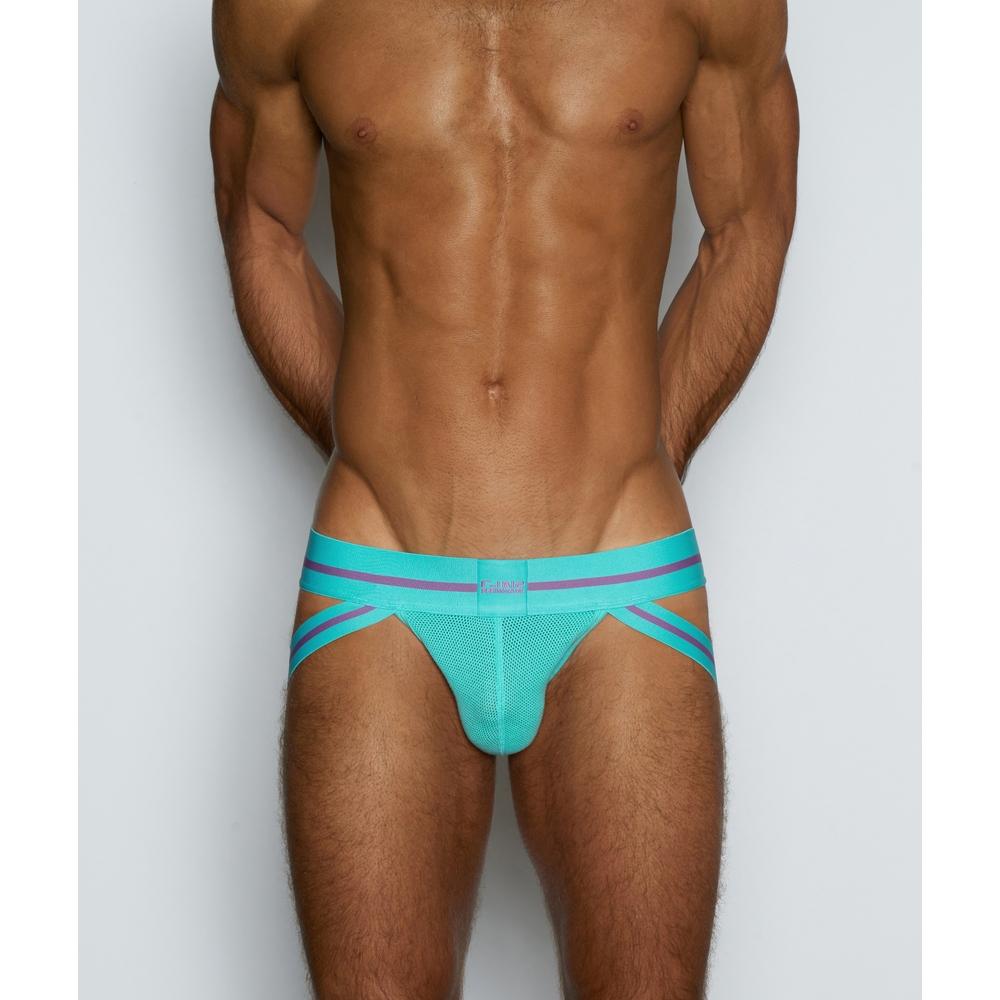 C-IN2 Scrimmage 運動網眼低腰後空三角褲 CIN2 素色網狀高彈性後空內褲 舒適時尚 C6825-細節圖4