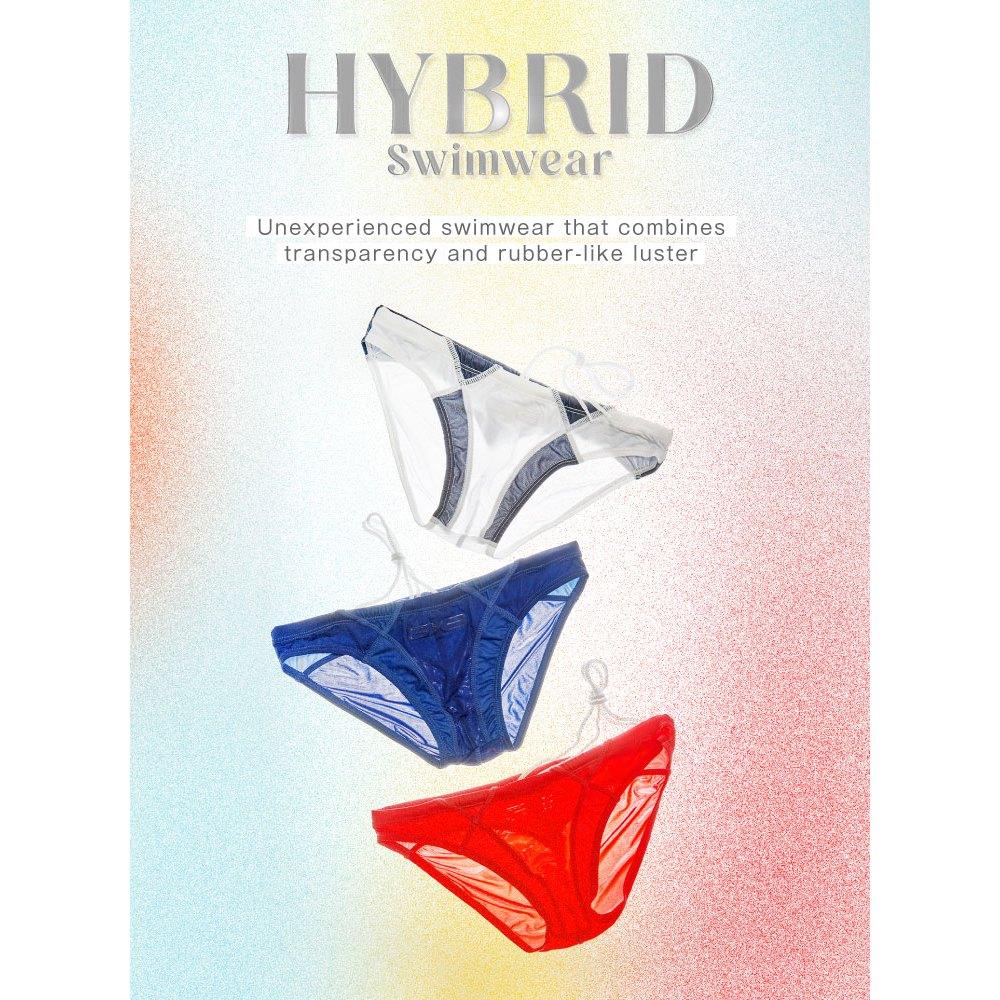 GX3 HYBRID COLOR 透明感比基尼三角泳褲 光澤質感競速型泳褲 裸泳 裸露感 男泳裝 1條裝 K1738-細節圖3