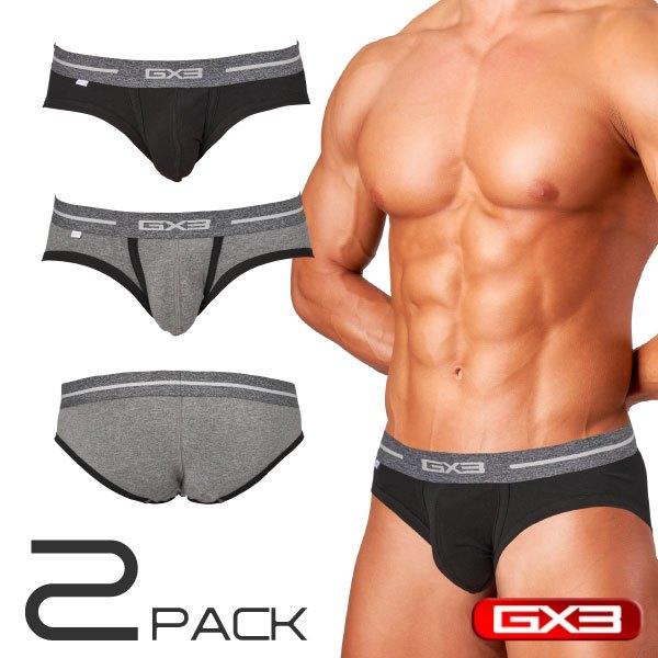 日本GX3 優質棉運動三角褲 日常穿著內褲 2入 K2167-細節圖2