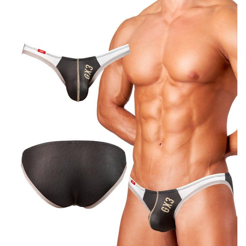 日本 GX3 多彩拚色 V字修身比基尼三角褲 運動V字比基尼內褲 2條裝 K2286-細節圖7