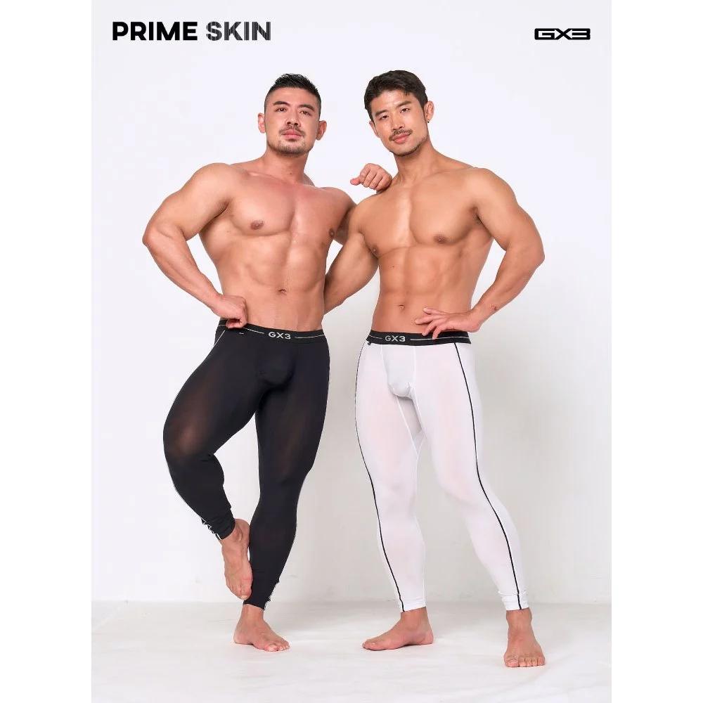 日本 GX3 Prime Skin 運動長腿褲 透明內褲 半透感 內搭褲 頂級親膚貼身長褲 1條裝 K1789-細節圖2