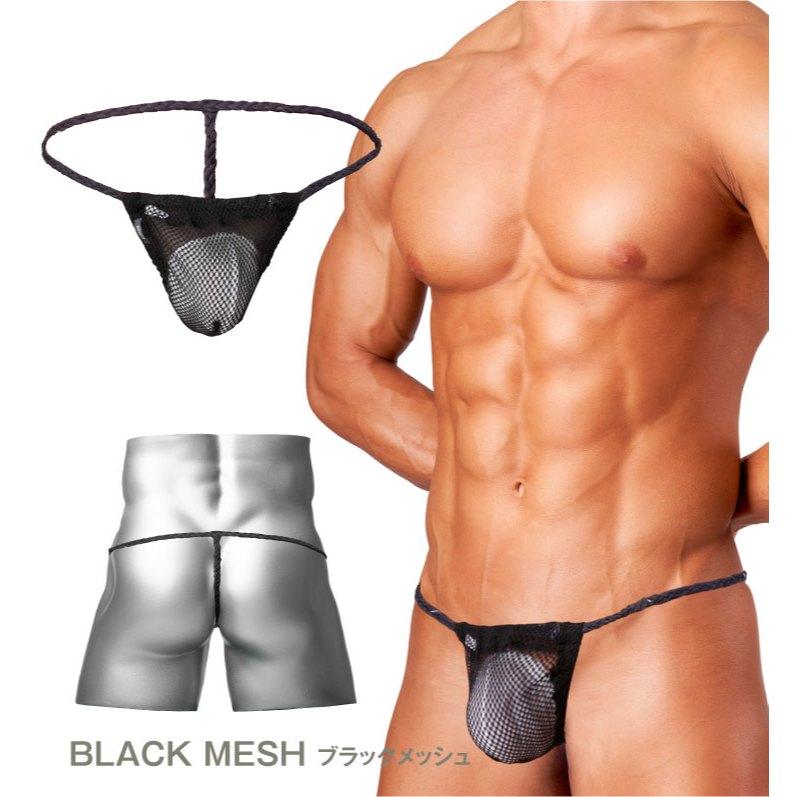 日本GX3 透視感光澤觸感六尺褌 透網六尺褌內褲 網狀後空內褲 網眼透明丁字褲 1入 K2212-細節圖9