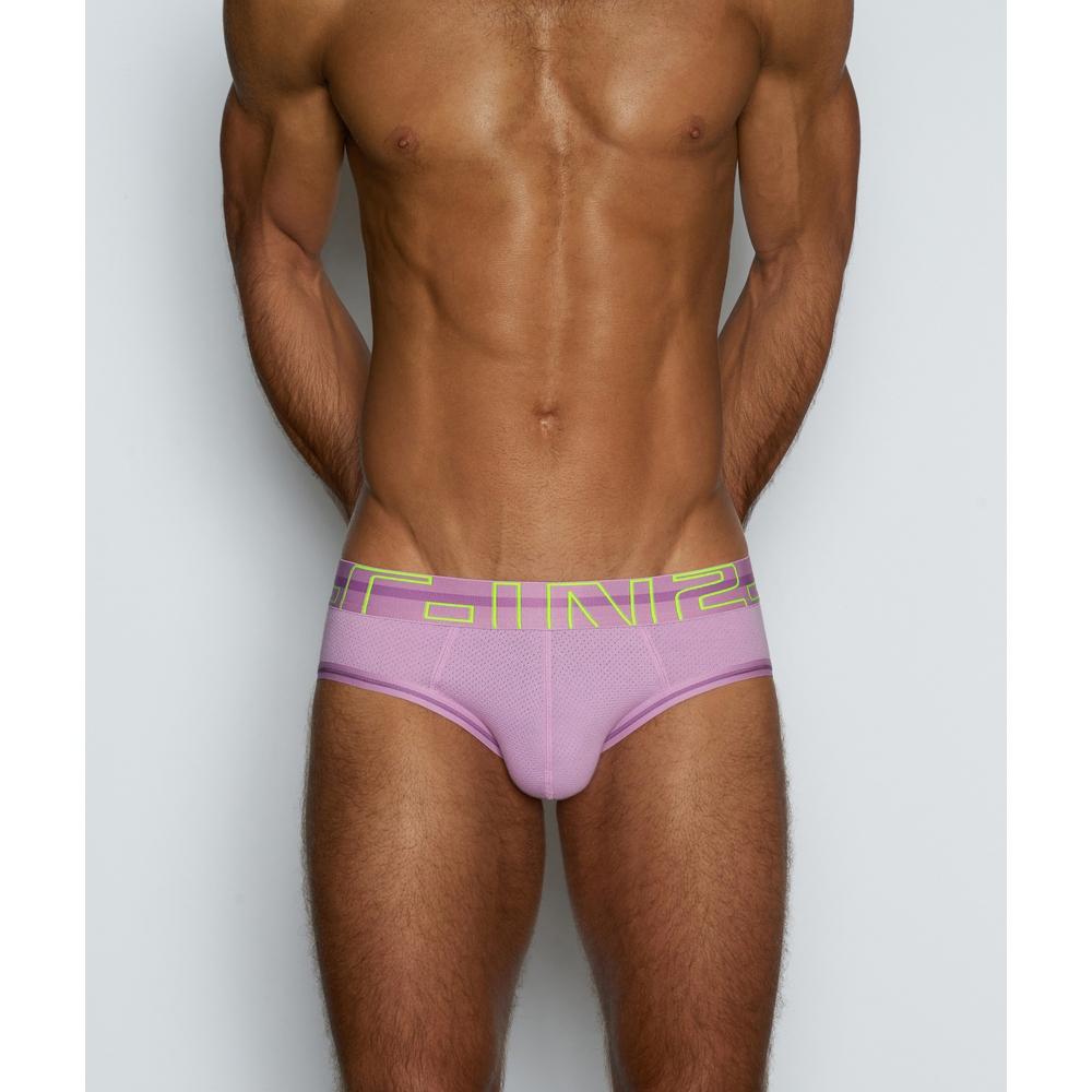 【C-IN2】Zen Low Rise Brief 霓虹低腰網眼三角褲 CIN2高彈性三角內褲 螢光色 C3213-細節圖2