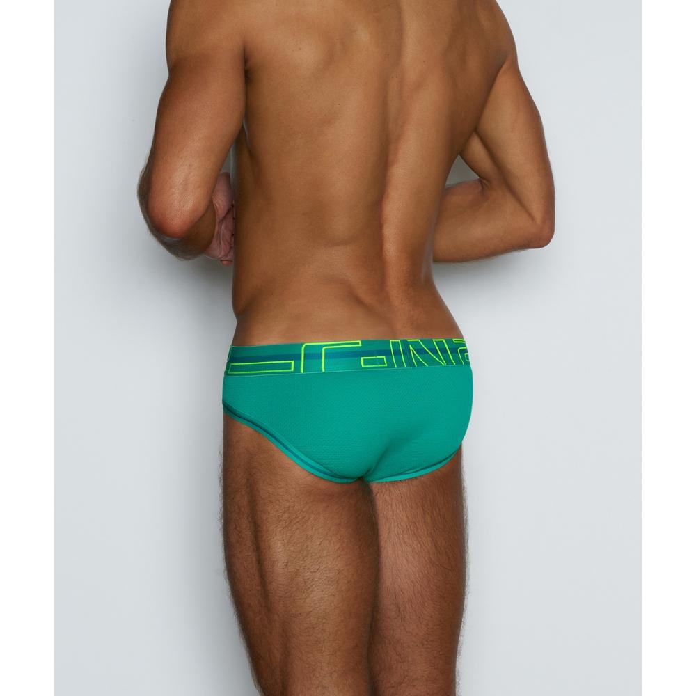 【C-IN2】Zen Low Rise Brief 霓虹低腰網眼三角褲 CIN2高彈性三角內褲 螢光色 C3213-細節圖5