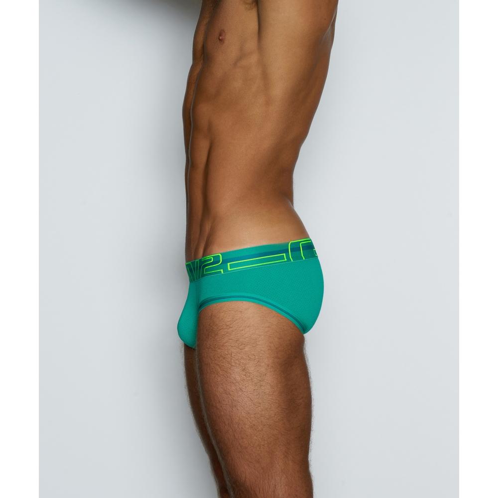 【C-IN2】Zen Low Rise Brief 霓虹低腰網眼三角褲 CIN2高彈性三角內褲 螢光色 C3213-細節圖7