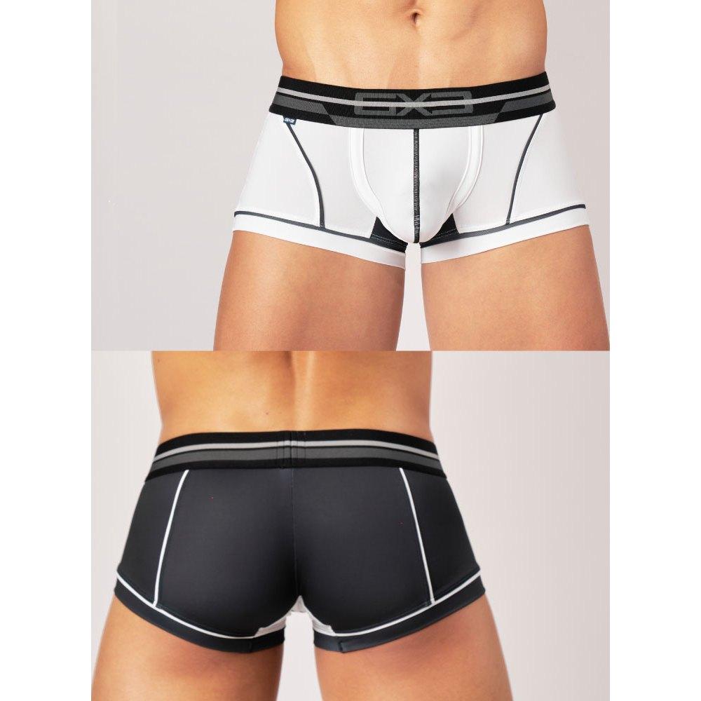 日本GX3 BLACK DRY 黑白色四角內褲 純色平角內褲 2入 K2143-細節圖6