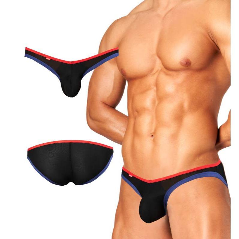 日本 GX3 AIRSKIN 多彩V-FIT比基尼三角褲 輕薄透明V字內褲 健美褲風格運動內著 2入 K1837-細節圖7