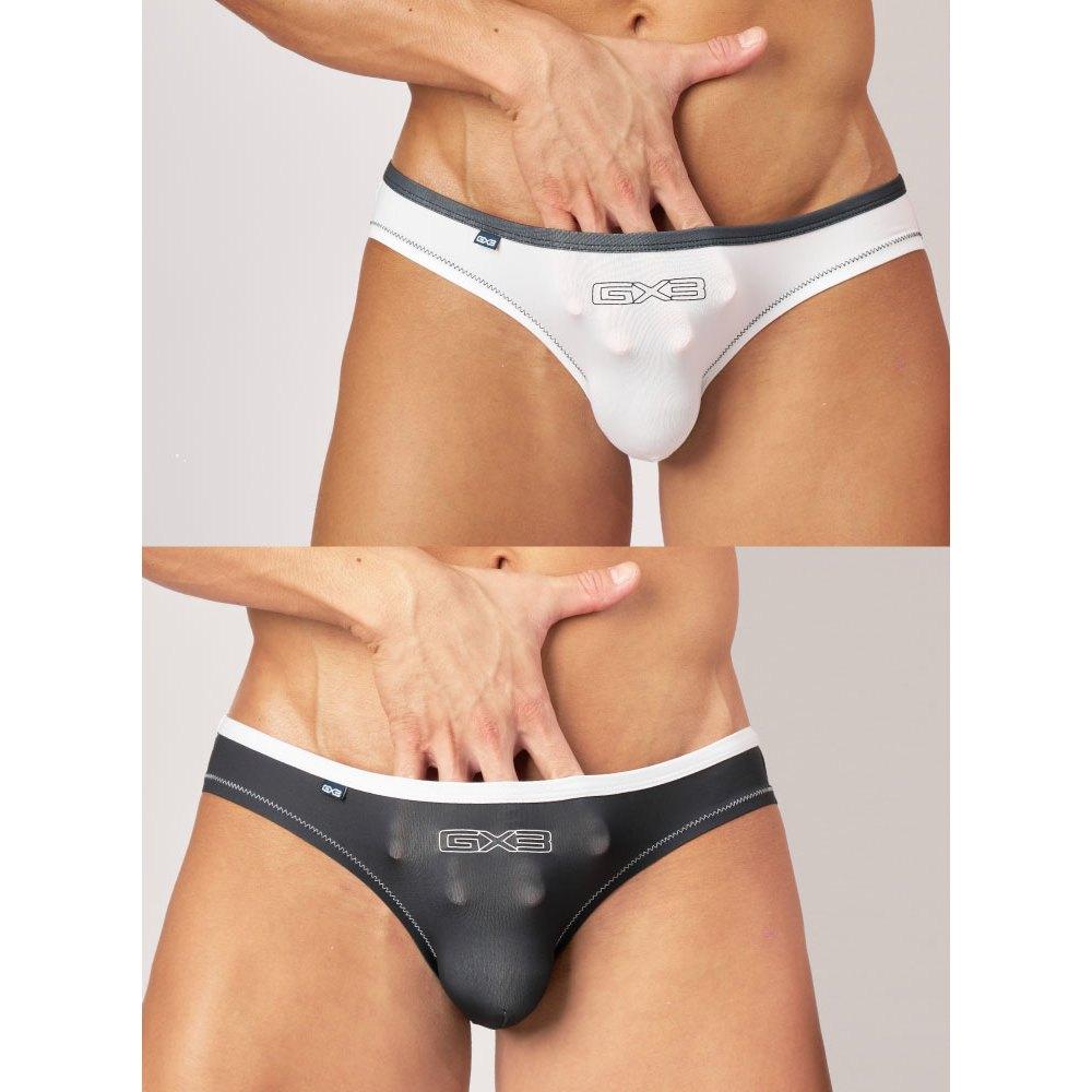 日本GX3 BLACK DRY SUPER 黑白色比基尼三角褲 簡單素色內褲 2入 K2135-細節圖6