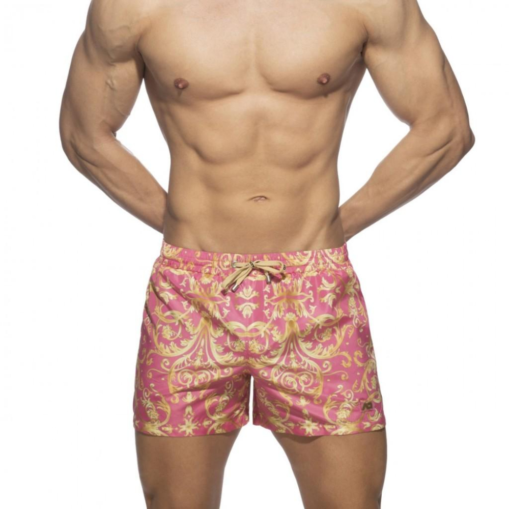 ADDICTED 凡爾賽宮運動泳褲 AD華麗凡爾賽游泳短褲 富麗堂皇海灘褲 高貴質感沙灘褲 ADS205-細節圖6