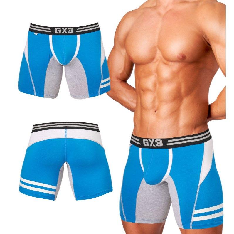 日本 GX3 TOUGH 長腿平口褲 長版四角內褲 運動內搭褲  競技摔角褲  2入 K2165-細節圖6