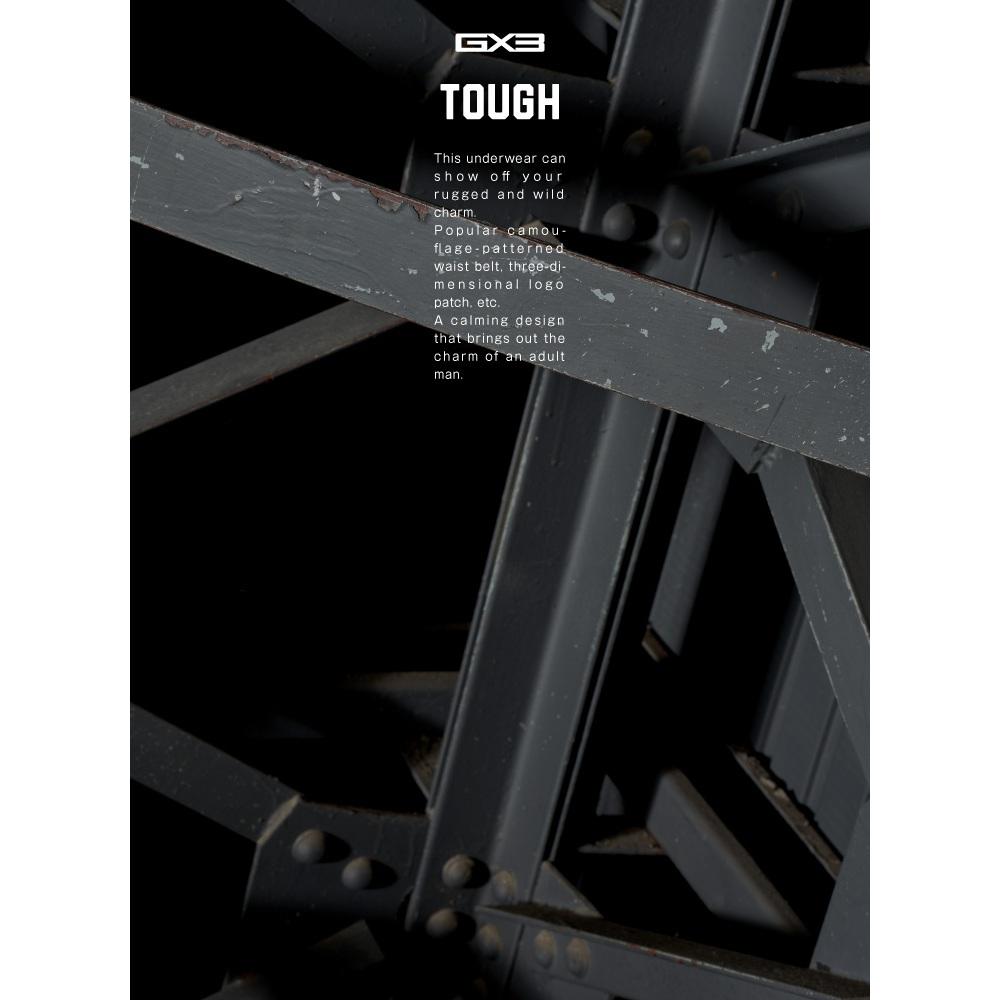 日本 GX3 TOUGH 長腿平口褲 長版四角內褲 運動內搭褲  競技摔角褲  2入 K2165-細節圖7