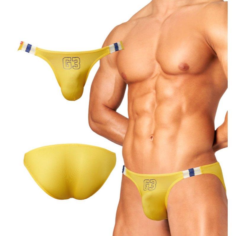 日本GX3 光澤運動V字修身比基尼三角褲 多彩亮澤比基尼內褲 2入 K2244-細節圖8